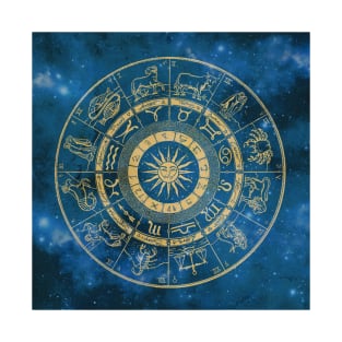 Hand Drawn Zodiac Chart | Galaxy T-Shirt