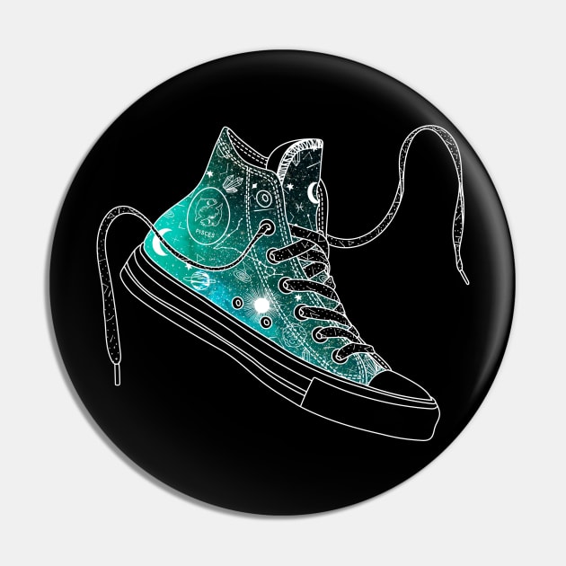 Pisces high tops - Space canvas Pin by MickeyEdwards