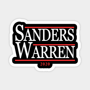 Bernie Sander Elizabeth Warren 2020 Magnet