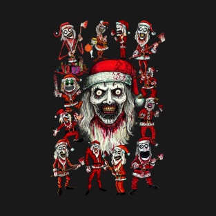 Art the Claus - 13 Different Animation Styles! T-Shirt