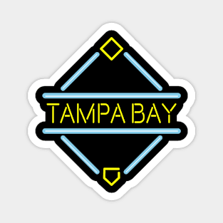 Tampa Bay Neon Diamond Magnet