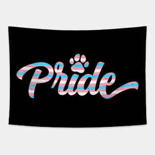 Transgender Dog Lgbt Pride Trans Dog Lover Owner Tapestry