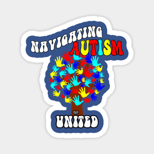 Navigating Autism Awareness & Acceptance Magnet