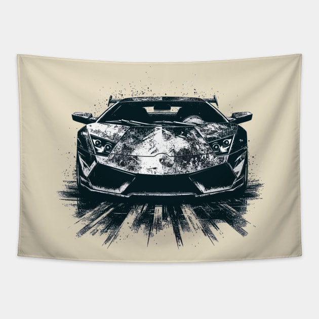 Lamborghini Murcielago Tapestry by Vehicles-Art