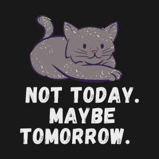 Not today, maybe tomorrow T-Shirt