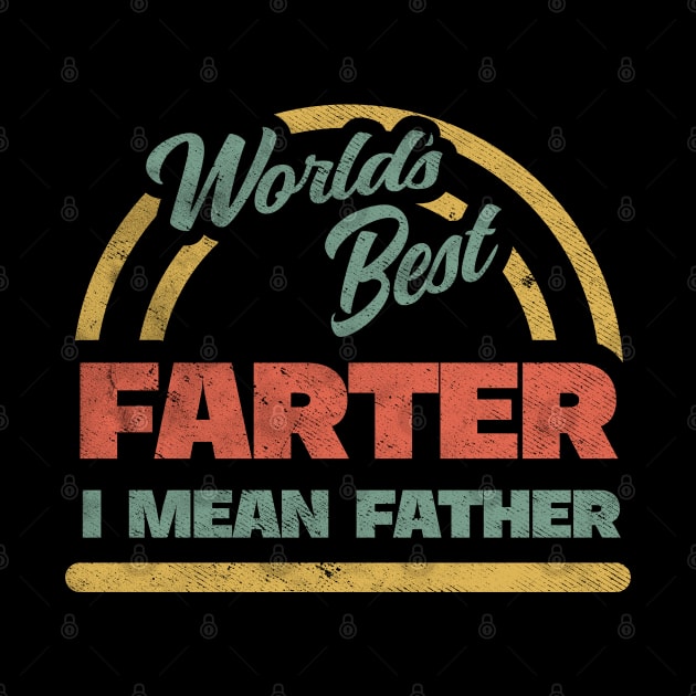 World's Best Farter Funny Vintage by NineBlack