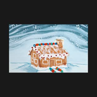 Snowy Gingerbread House T-Shirt