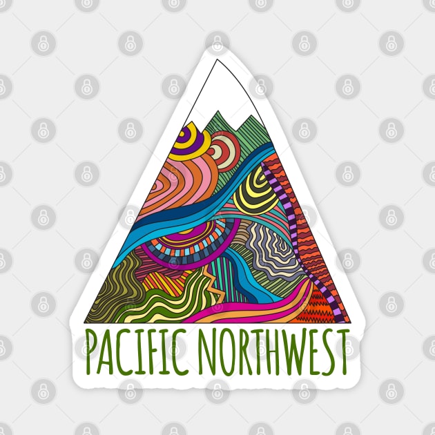 Pacific Northwest Magnet by happysquatch