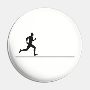 Keep On Running Pin