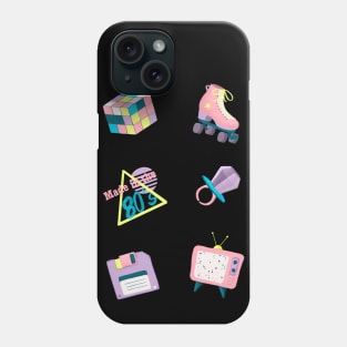 Made in the 80's - Retro Nostalgic 80's Style - 80's Aesthetic Phone Case