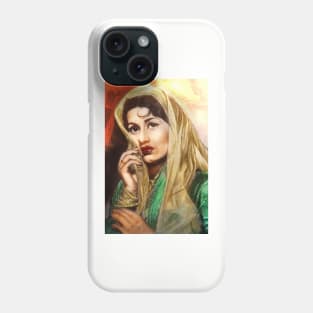 Art of an indian beauty Phone Case