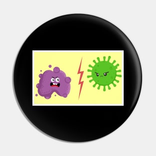 BACTERY VERSUS VIRUS Pin