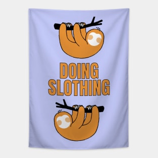 Busy Doing Nothing (Sloth) Tapestry