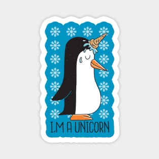 UNICORN PENGUIN Best gift Magnet