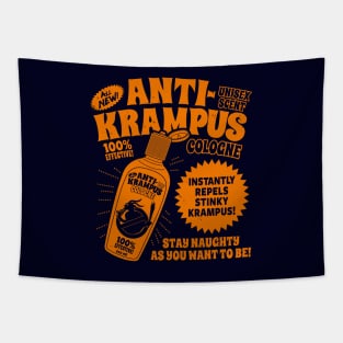 Funny Krampus Merry Krampus Christmas Retro Vintage Cologne Tapestry