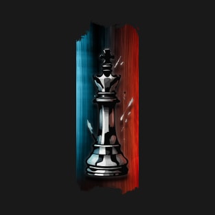 Regal Strategist: King Chess Piece T-Shirt