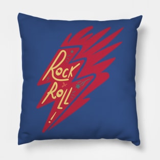 Rock Roll Lettering Pillow