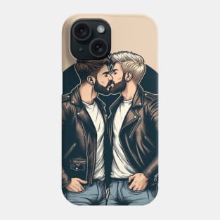 Gay kiss Phone Case