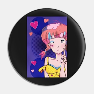 Retro Lofi Otaku -Nostalgia Pin