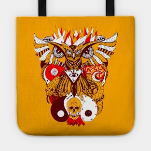 Orad Owl And Ageless Skull Tote