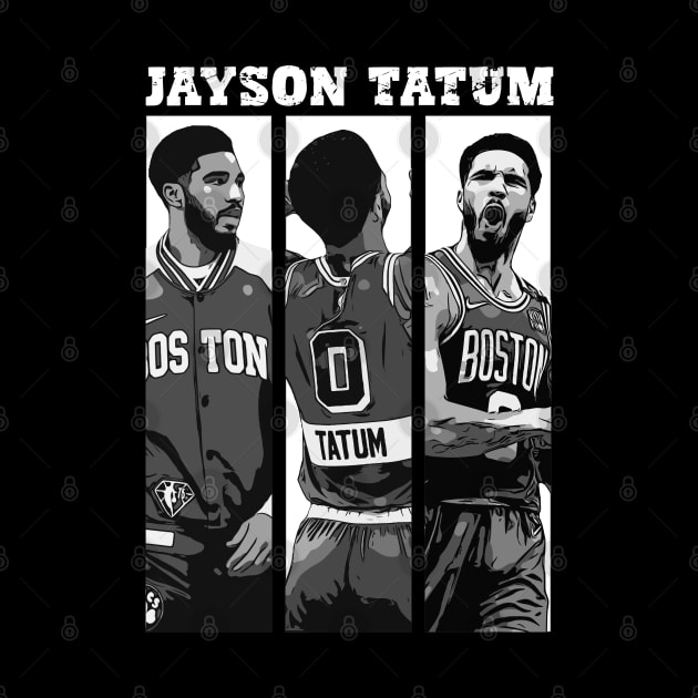 Jayson Tatum Basketball by Playful Creatives