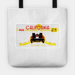 California future license plate Tote