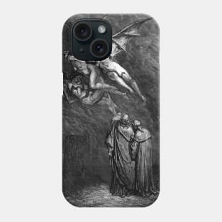 High Resolution Gustave Doré Illustration The Furies Phone Case