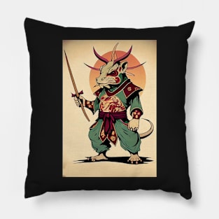 Samurai Pig Pillow