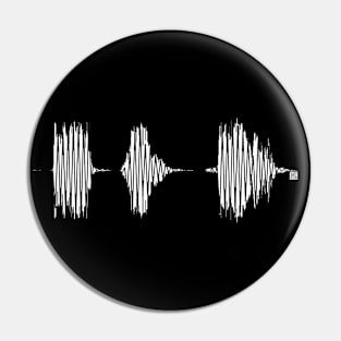 BLACK LIVES MATTER Sound Wave Pin