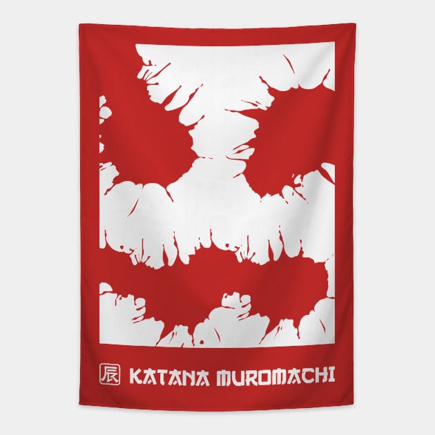 Katana Muromachi Japan Tapestry by Supertrooper