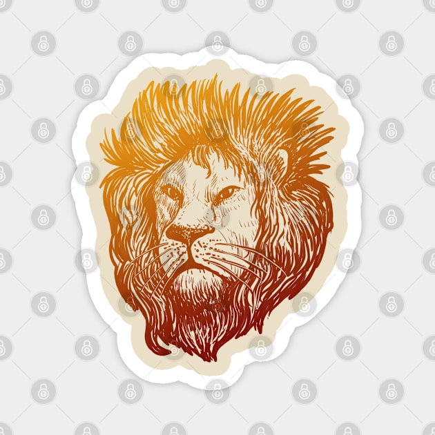 lion the king Magnet by kating