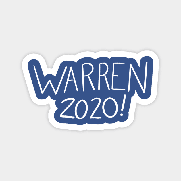 Warren 2020 Magnet by bubbsnugg