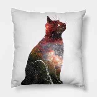 Galaxy Kitty Pillow