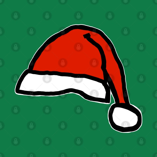 Christmas Hat for Santa by ellenhenryart