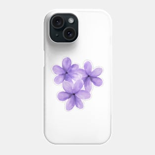 Purple Flowers Phone Case