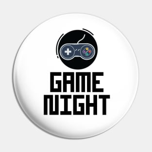 Game Night Gamer's Pin