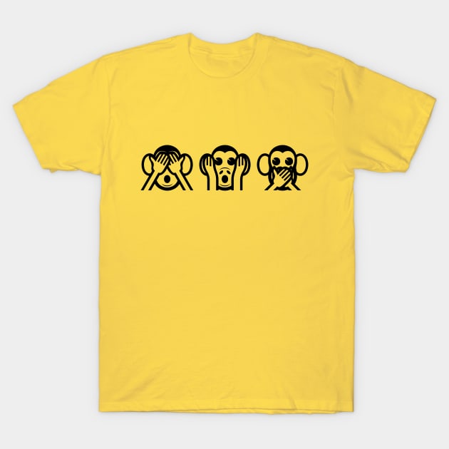 Emoji Shirt - Three Monkeys Emoji Shirt - Three Monkeys