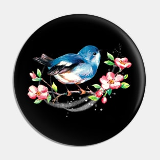 The Spring Blossom Bird Costume Gift Pin