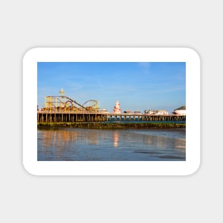 Clacton On Sea Pier And Beach Essex UK Magnet