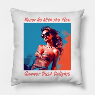 endless summer, summer days summer nights, fashion design v11 Pillow