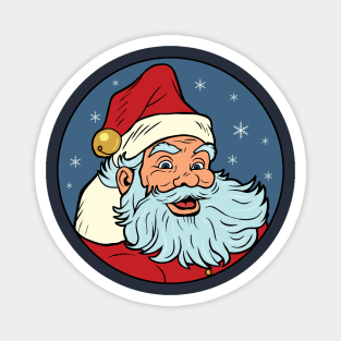 Pop Art Santa Magnet