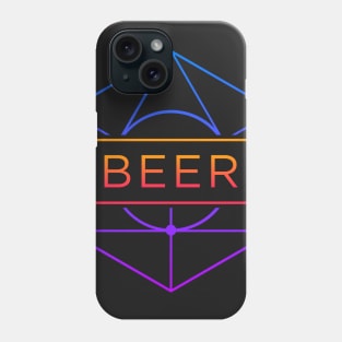 BEER – Trippy Retro Sacred Geometry Phone Case