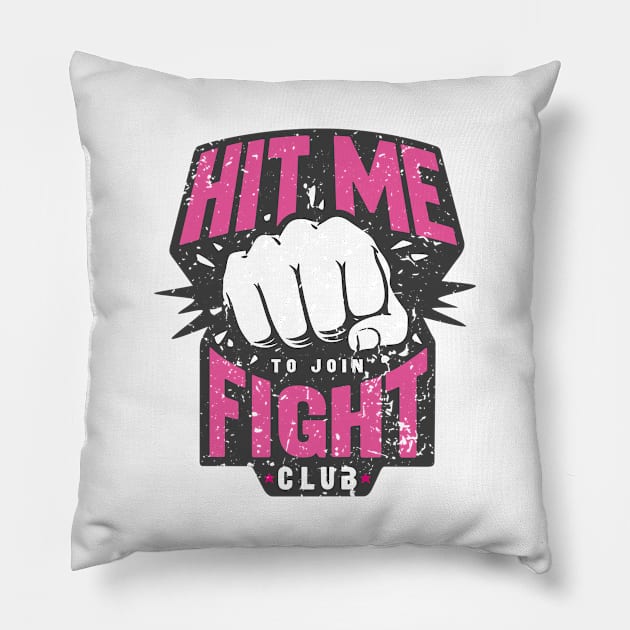 Fight Club Entrance Pillow by Olipop