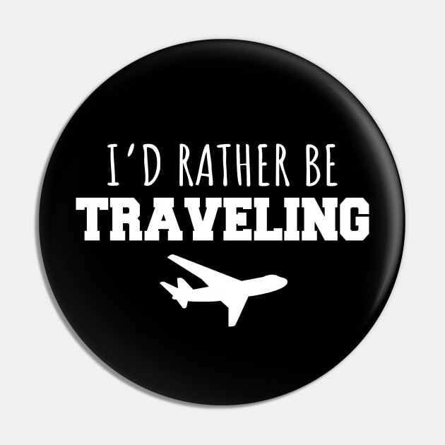 I'd rather be traveling Pin by LunaMay