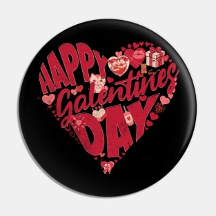 Happy Galentines Day Pin