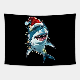 Shark Hunting Habits Tapestry