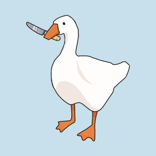 Goose with a knife T-Shirt