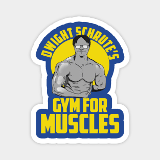 Dwight Schrute's Gym for Muscles Magnet