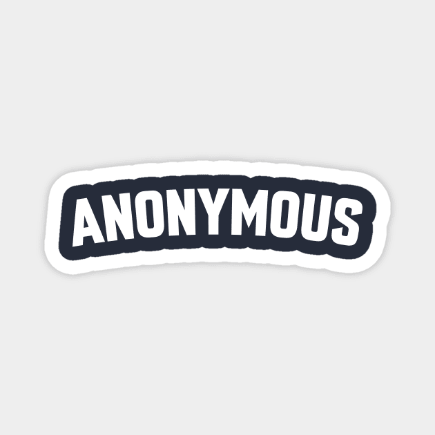 ANONYMOUS Magnet by LOS ALAMOS PROJECT T