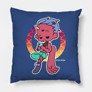 Demon addicted to sns Pillow